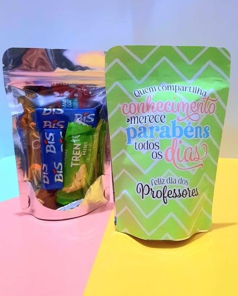 Saquinho com 5 Chocolates- Dia dos Professores