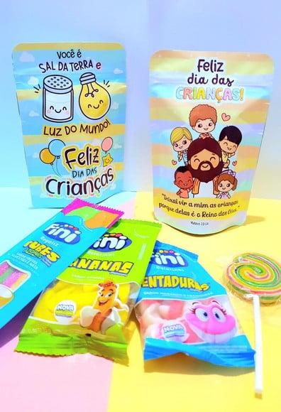 Saquinho com Doces- Dia das Crianças