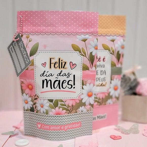 Saquinho com Kit Beleza 5 Itens- Dia das Mães