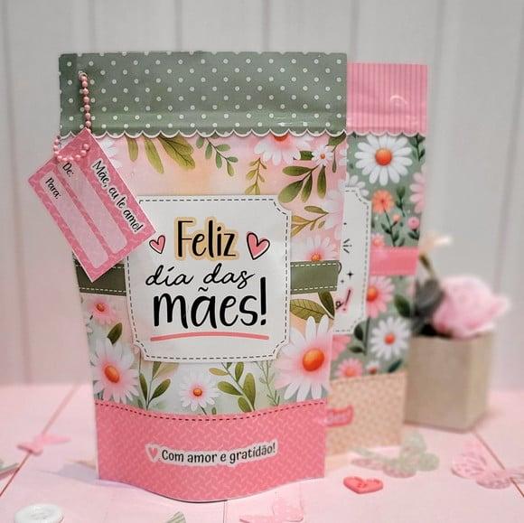 Saquinho com Kit Beleza 5 Itens- Dia das Mães