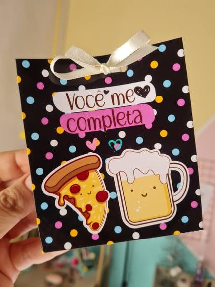 Saquinho para 1 Bombom- Dia dos Namorados