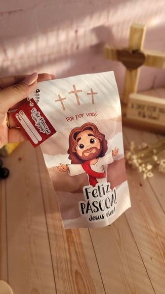 Saquinho Ziplok com 4 Chocolates- Páscoa