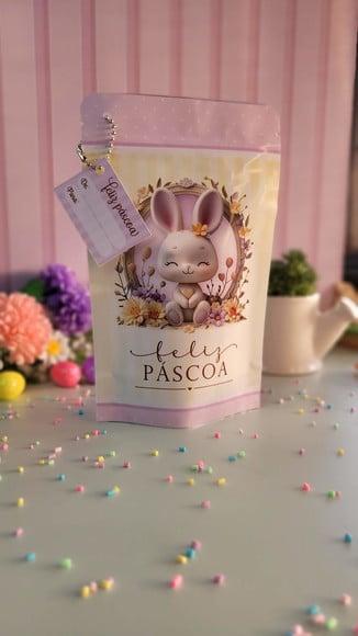 Saquinho Ziplok com 4 Chocolates- Páscoa