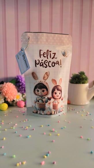Saquinho Ziplok com 4 Chocolates- Páscoa