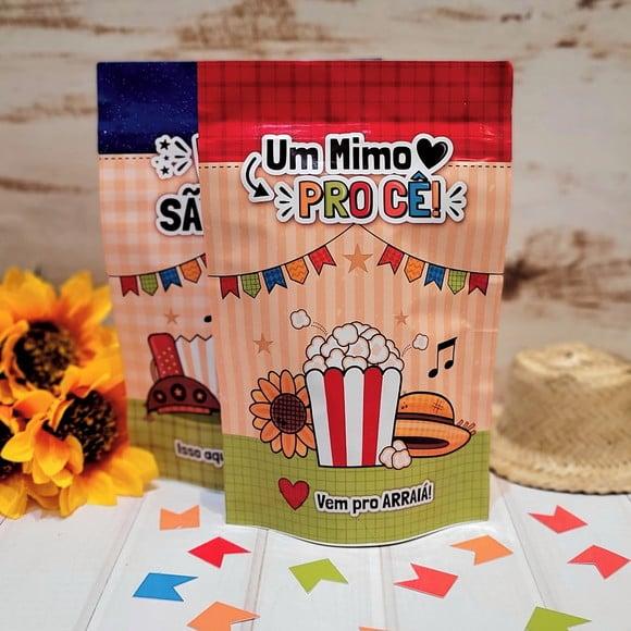Saquinho Ziplok com Kit Junino- Festa Junina