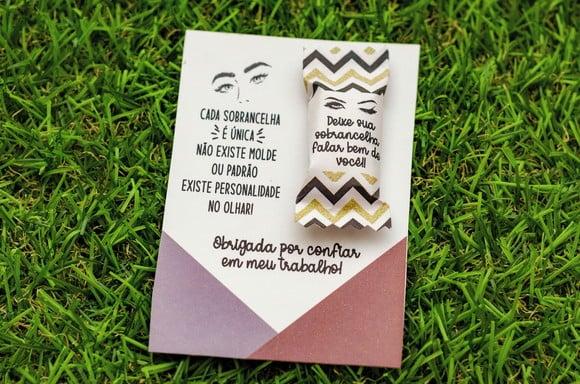 SOBRANCELHA- CARD COM BALINHA