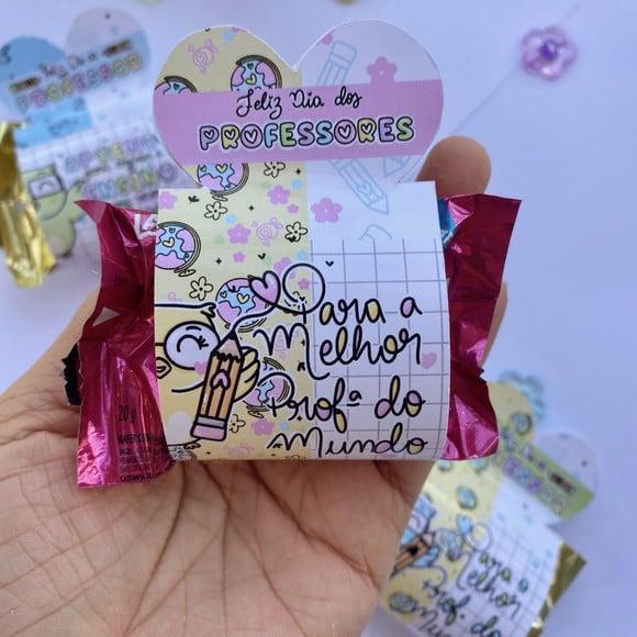 Tag com Bombom- Dia dos Professores