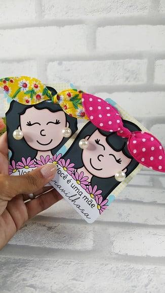 Tag com Brinco e Xuxinha- Dia das Mães