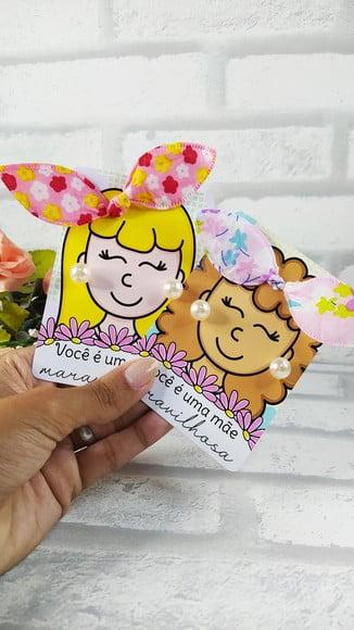 Tag com Brinco e Xuxinha- Dia das Mães