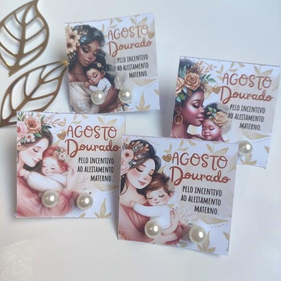 Tag com Brinco- Agosto Dourado