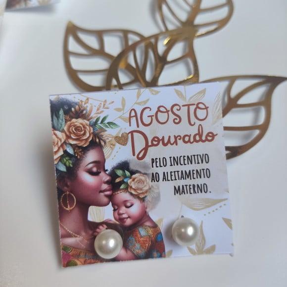 Tag com Brinco- Agosto Dourado