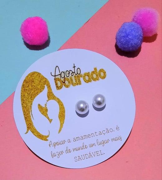 Tag com Brinco- Agosto Dourado