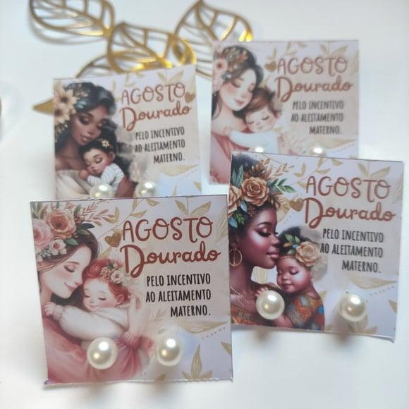 Tag com Brinco- Agosto Dourado