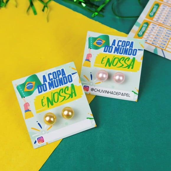 Tag com Brinco- Copa do Mundo