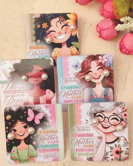Tag com Brinco- Dia da Mulher