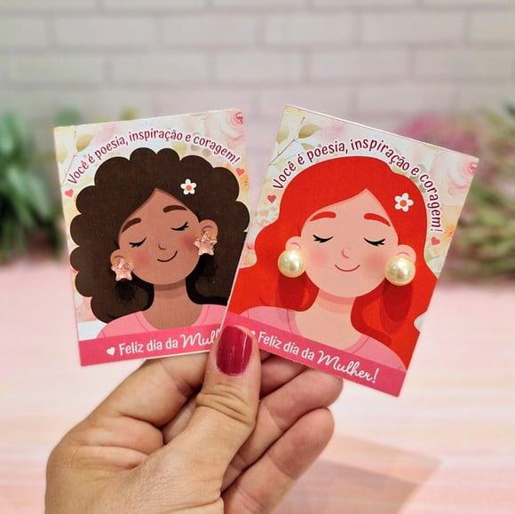 Tag com Brinco- Dia da Mulher