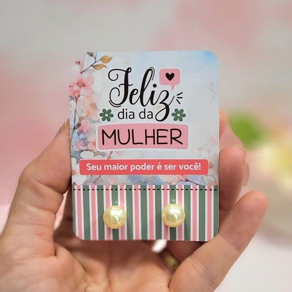 Tag com Brinco- Dia da Mulher