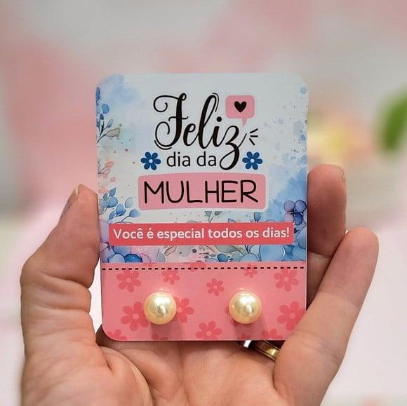 Tag com Brinco- Dia da Mulher