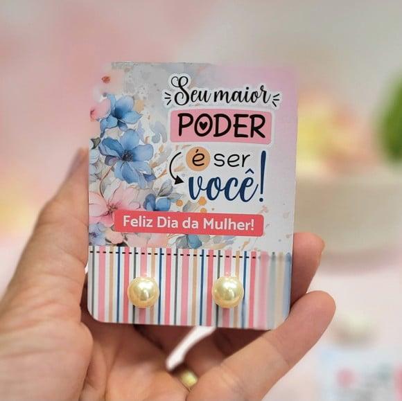 Tag com Brinco- Dia da Mulher