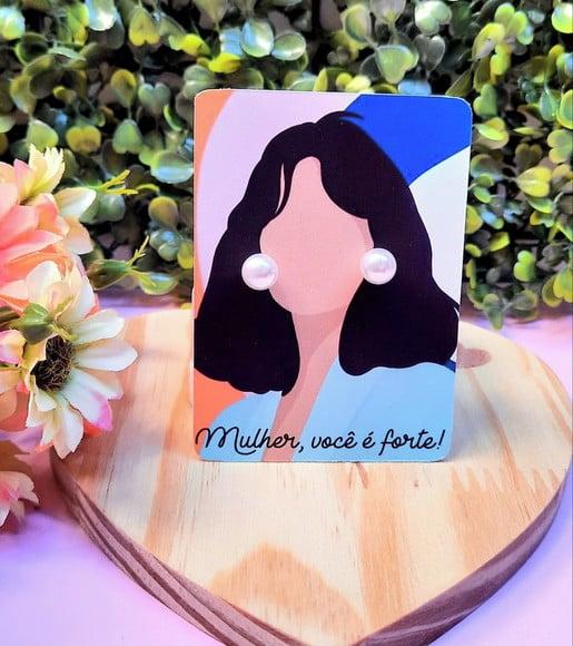 Tag com Brinco- Dia da Mulher
