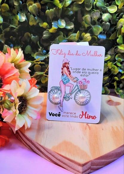 Tag com Brinco- Dia da Mulher
