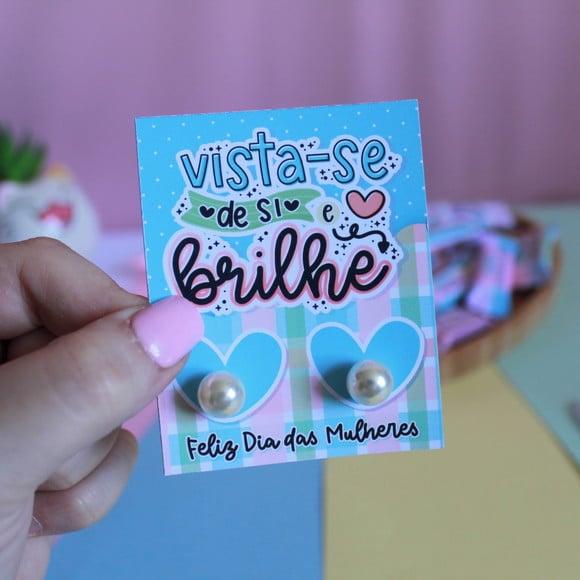 Tag com Brinco- Dia da Mulher