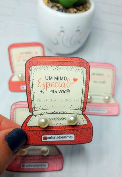 Tag com Brinco- Dia da Mulher