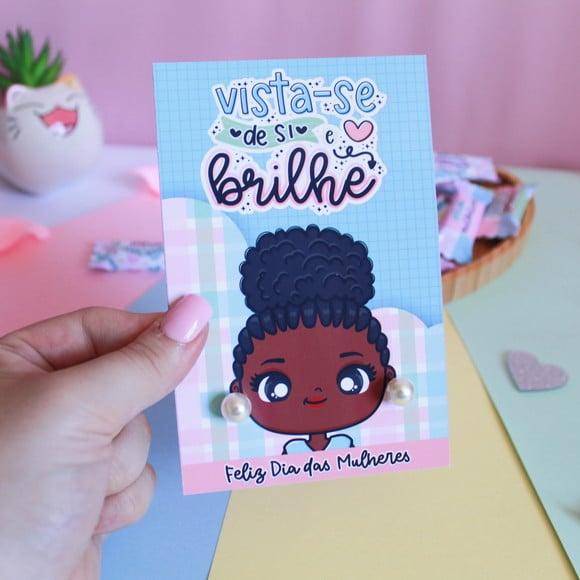 Tag com Brinco- Dia da Mulher