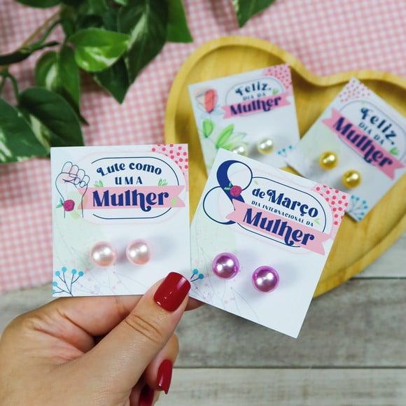Tag com Brinco- Dia da Mulher