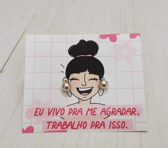 Tag com Brinco- Dia da Mulher