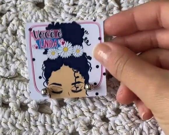 Tag com Brinco- Dia da Mulher