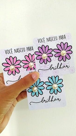 Tag com Brinco- Dia da Mulher