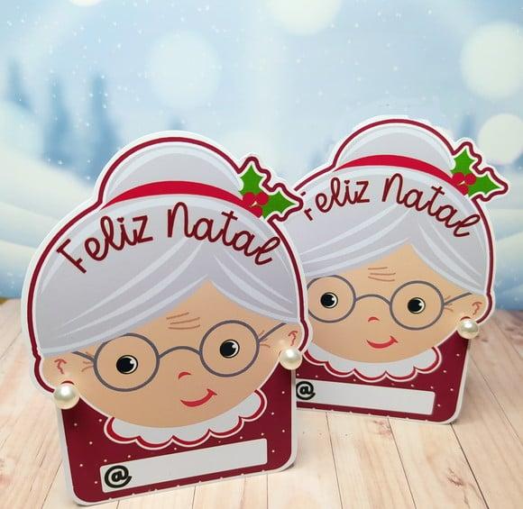 Tag com Brinco- Mamãe Noel
