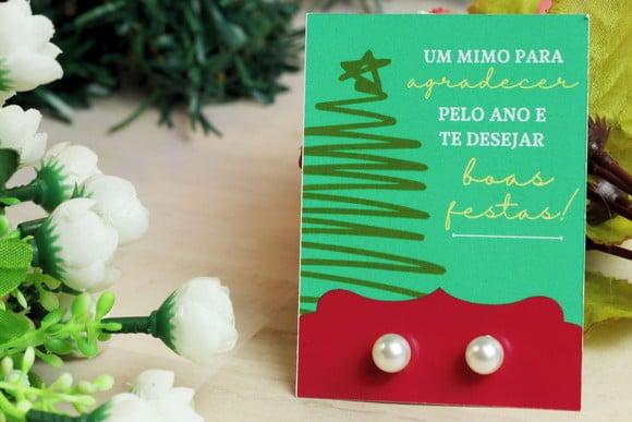 Tag com Brinco- Mimo de Natal