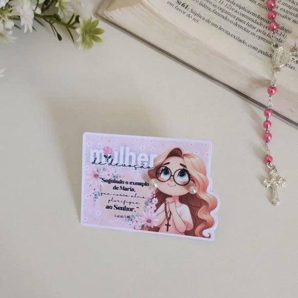 Tag com Brinco- Mulher Cristã