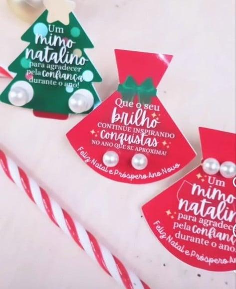 Tag com Brinco- Natal