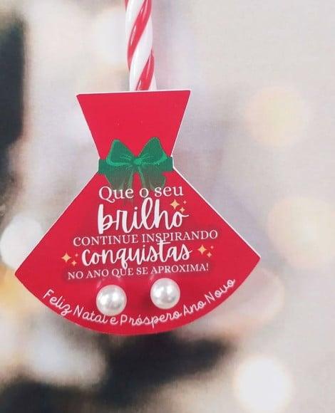 Tag com Brinco- Natal
