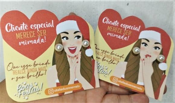Tag com Brinco- Natal