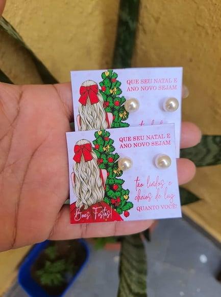 Tag com Brinco- Natal