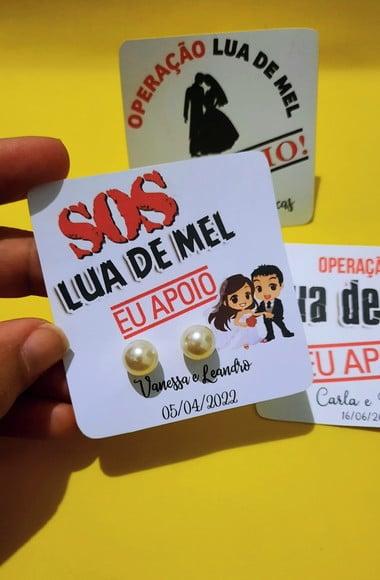 Tag com brinco- Operação lua de mel