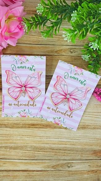 Tag com Brinco- Outubro Rosa