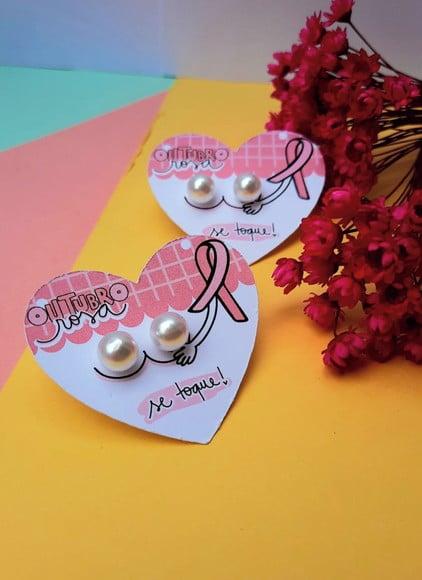 Tag com Brinco- Outubro Rosa