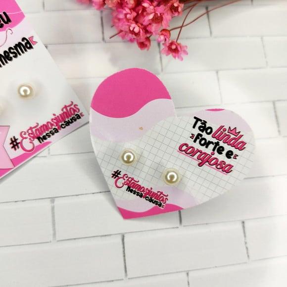 Tag Com Brinco- Outubro Rosa