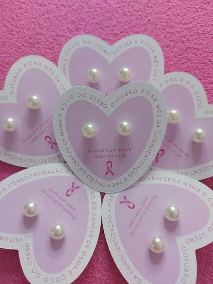 Tag Com Brinco- Outubro Rosa