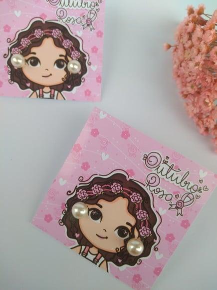 Tag Com Brinco- Outubro Rosa