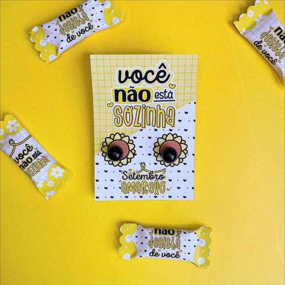 Tag com Brinco- Setembro Amarelo --leia a Descrição!