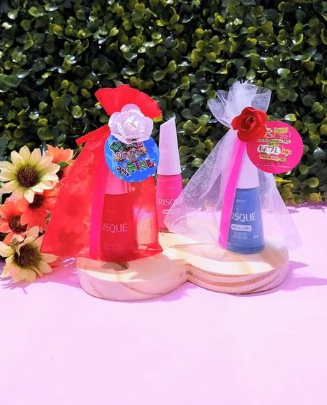 Tag com Esmalte e Mini Lixa- Natal