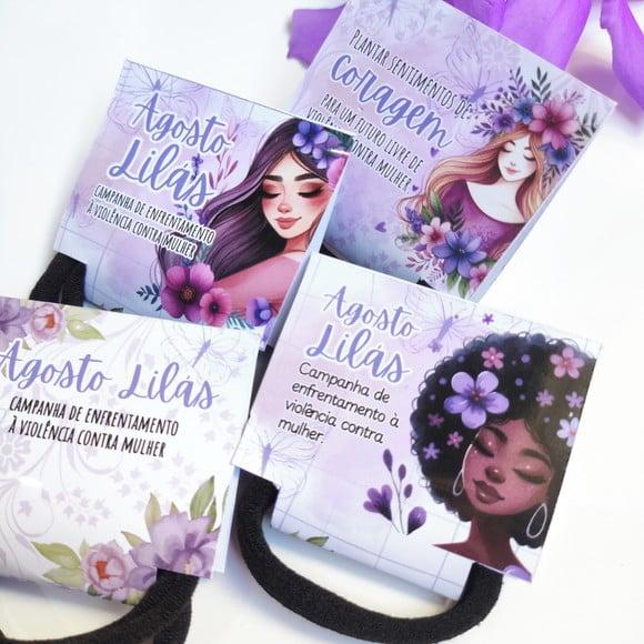 Tag com Xuxinha- Agosto Lilás