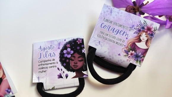 Tag com Xuxinha- Agosto Lilás