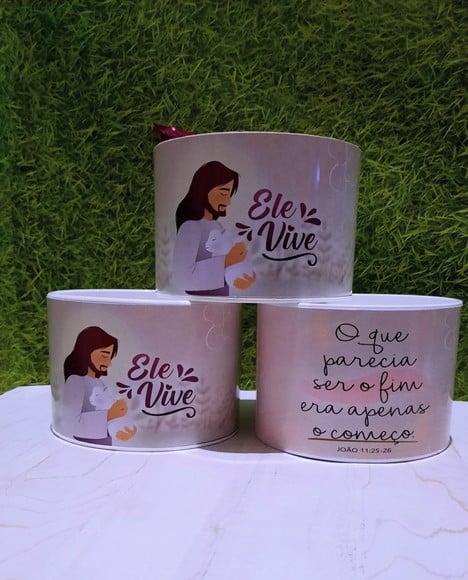 Tubolata (7x10) com 6 Chocolates - Páscoa Cristã